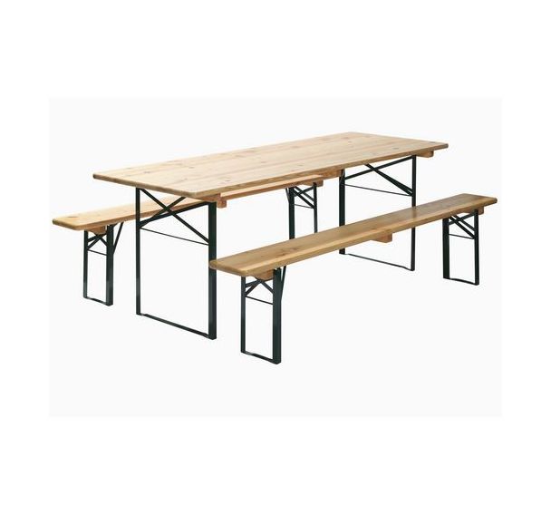 Ensemble de brasserie pliable avec table - Veba