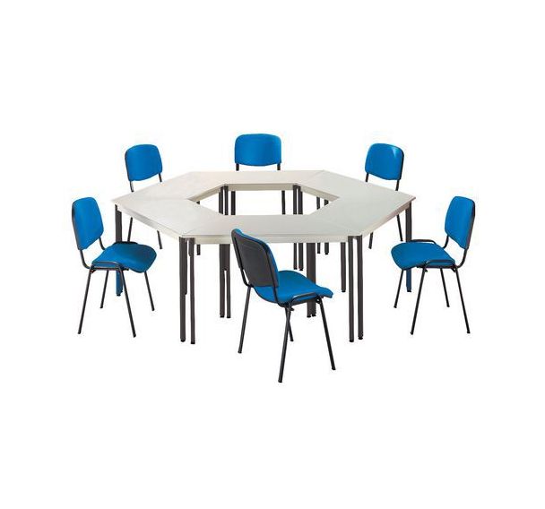 Ensemble de table de réunion 6 tables et 6 chaises