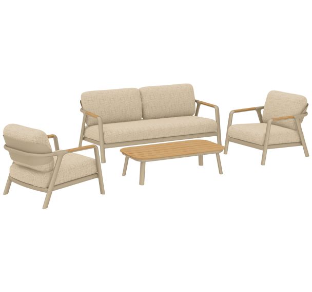 Ensemble détente Perle coussins/heat/alu - Proloisirs