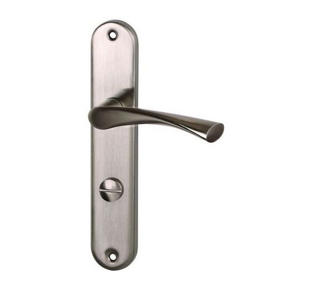 Ensemble poignées en aluminium avec verrou Léa