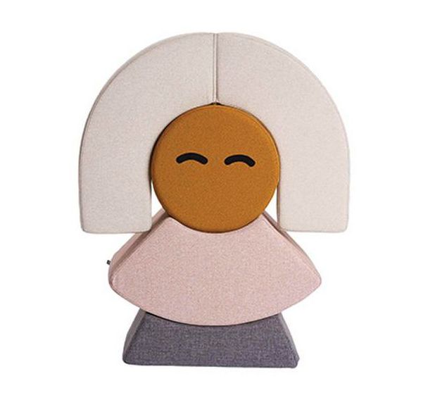 Ensemble poufs Madame Klip Klap complet-KlipKlap
