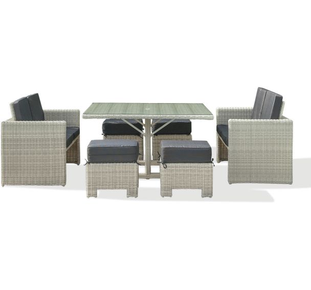 Ensemble repas jardin Oceane 8 places - DcbGarden