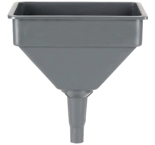 Entonnoir en PE, gris, PE-280 mm x 190 mm-4 L