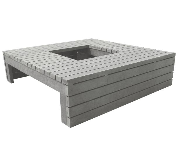 Entourage d'arbre Emergence plastique recyclé Espace urbain