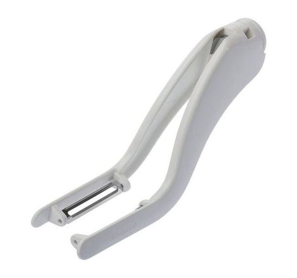 Éplucheur à asperges double polyamide - Blanc