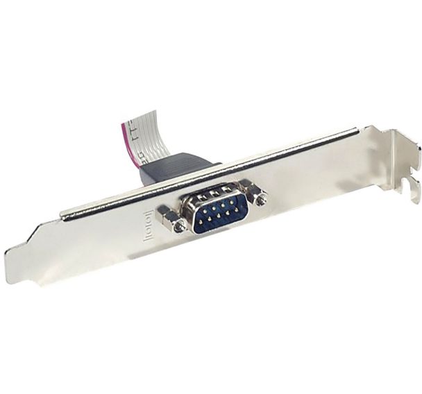 Equerre slot série DB9 1 port