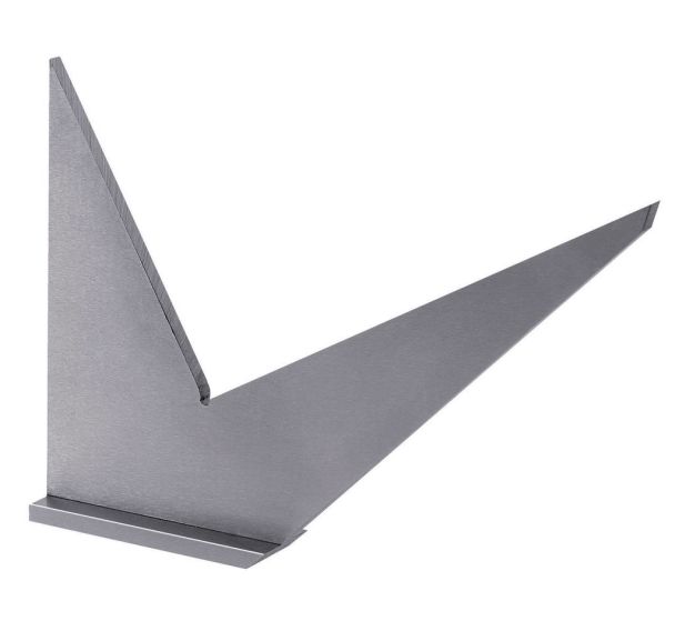 Equerres double onglet à chapeau, Longueur : 15 cm