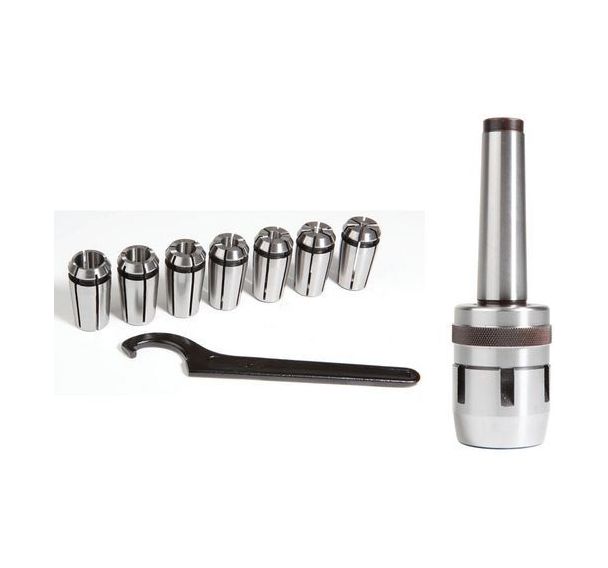 Equipement de fraisage CM3 + 7 pinces de 4 à 16mm