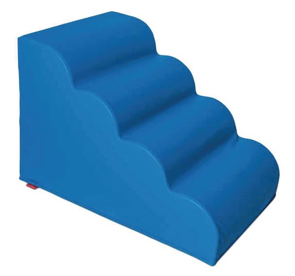 Escalier en mousse à marches arrondies