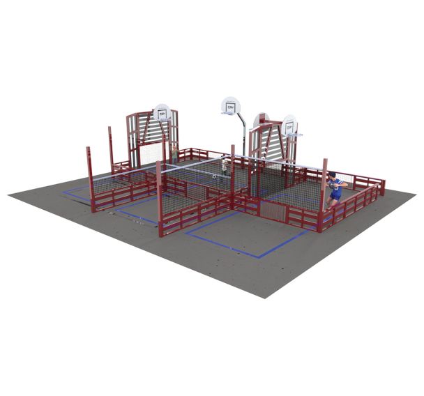 Espace multisports Pitch'One R5S à 5 aires
