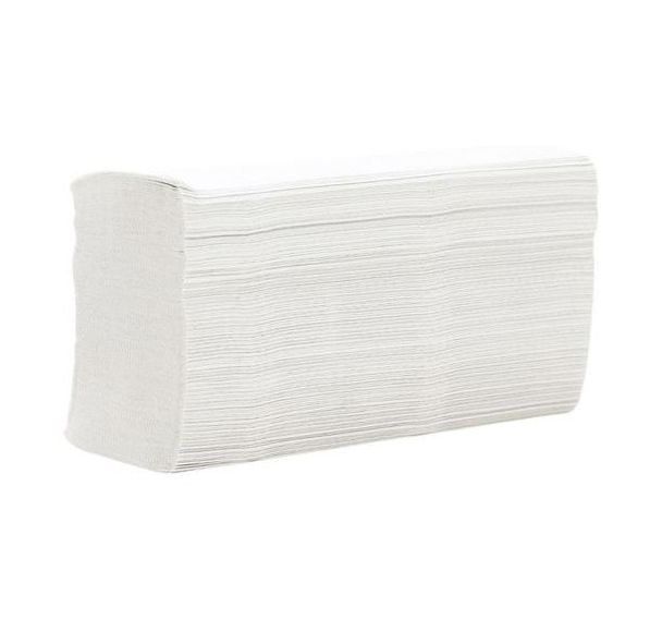 Essuie-main plié en Z - Recyclé - 1 pli - Manutan (lot de 25)