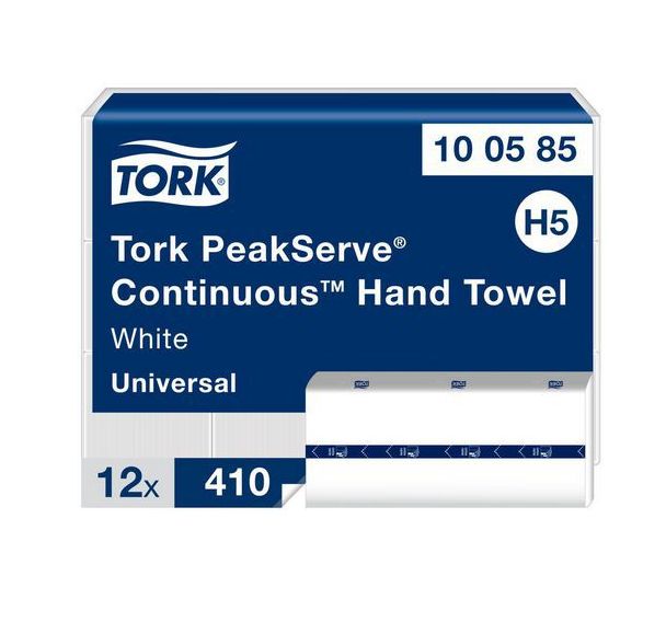 Essuie-mains continus - Blanc - H5 - Tork