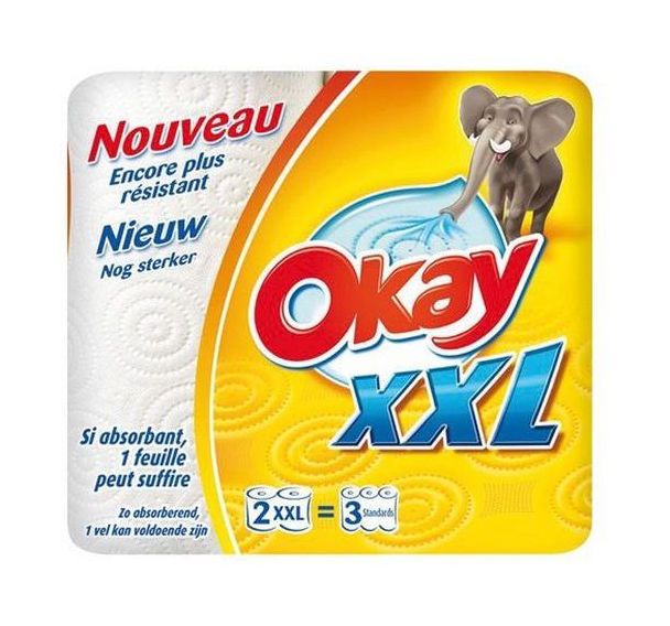 Essuie-tout blanc XXL - Lot de 30