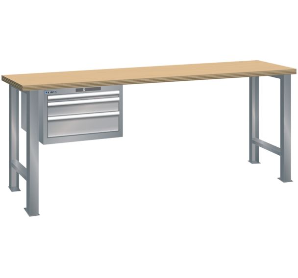 Établi 27x36E 3 tiroirs- hauteur 850 mm - Lista