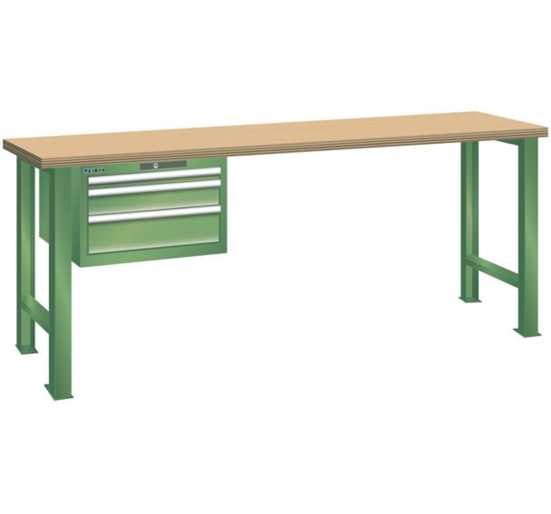 Établi 27x36E 3 tiroirs - hauteur 840mm - Lista