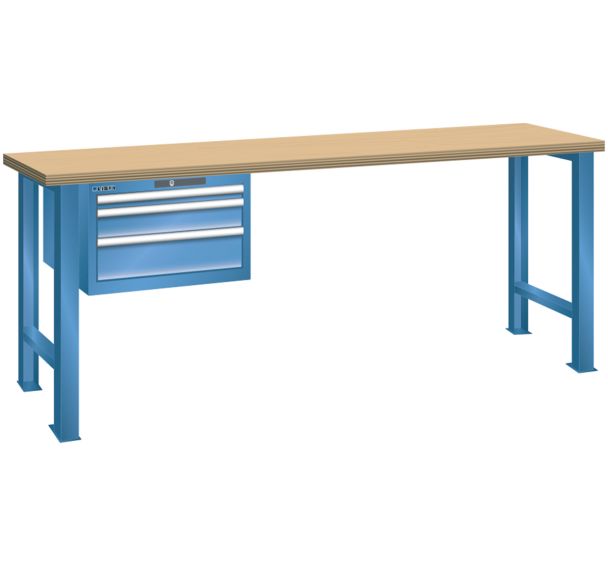Établi 27x36E 3 tiroirs - hauteur 890 mm - Lista