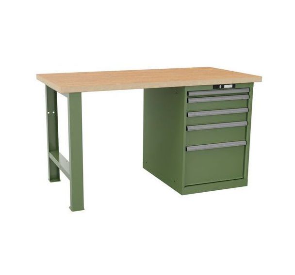 Établi 5 tiroirs 27x36E - Hauteur 840 mm - Lista
