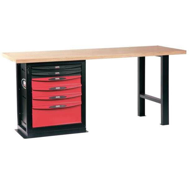 Etabli 6 tiroirs _ 1506-PM / 2006-PM, Largeur : 1500 mm
