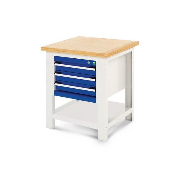 Établi Cubio avec tiroirs - Largeur 75 cm