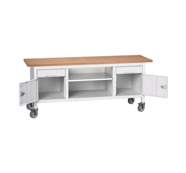 Etabli Monobloc Roulant Verso 2000 x 600 M31 - Bott