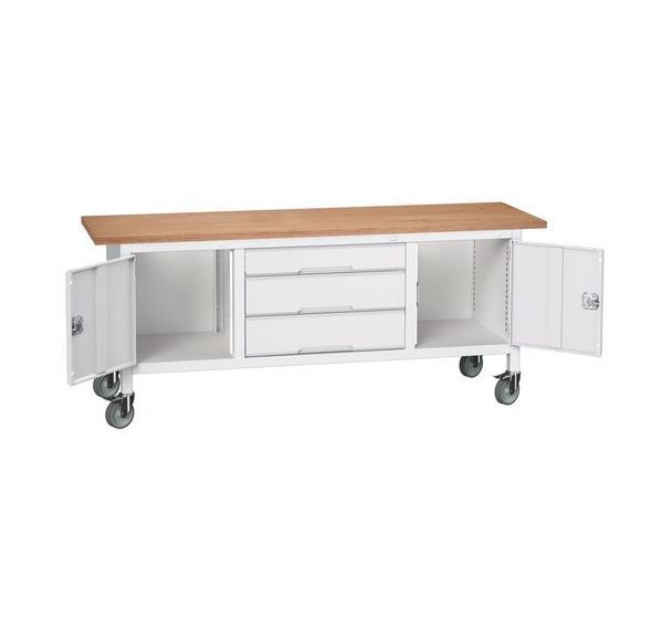 Etabli Monobloc Roulant Verso 2000 x 600 M32 - Bott