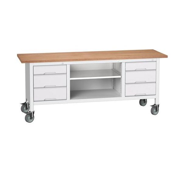 Etabli Monobloc Roulant Verso 2000 x 600 M34 - Bott