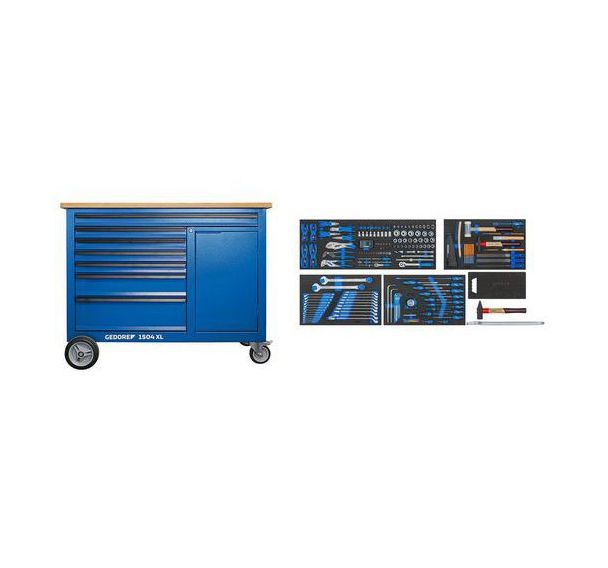 Etabli avec assortiment AGRI base 198pcs 1504 XL-S-198