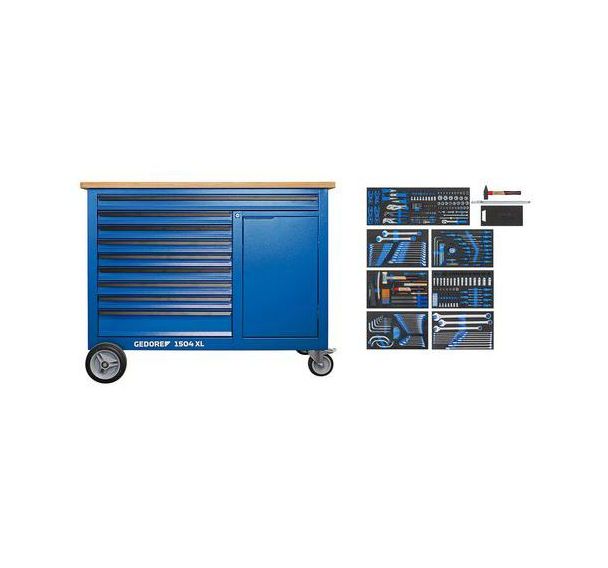 Établi avec assortiment AGRI professionnel 1504 XL