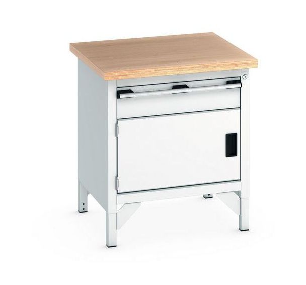 Etabli en hêtre Cubio - 1 porte - 1 tiroir - L750mm - Bott