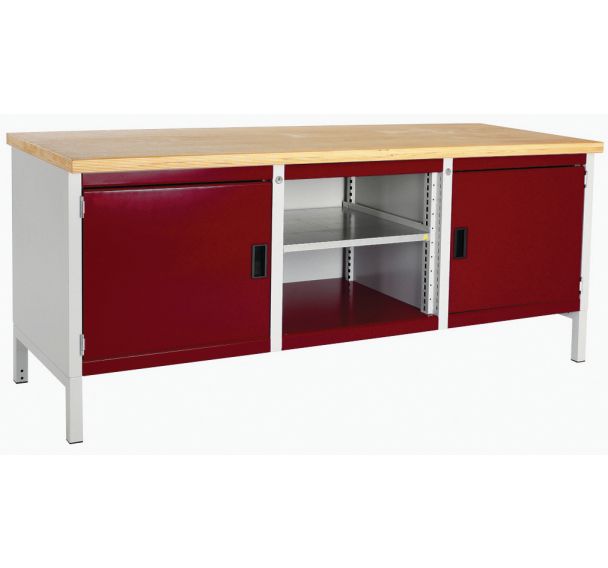 Etabli en hêtre Cubio - 1 porte - L2000mm - Bott
