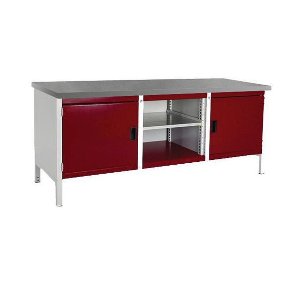 Etabli en linoléum Cubio - 1 porte - L2000mm - Bott