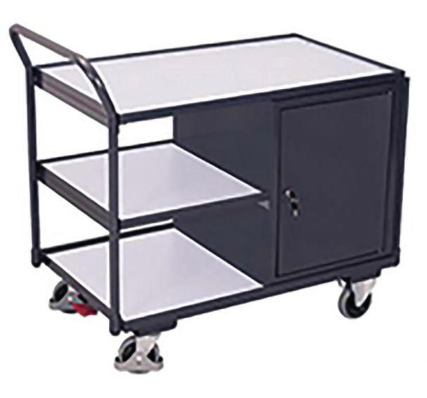 Établi mobile ESD avec 3 plateaux