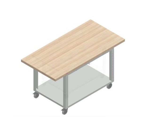 Etabli mobile L 1520 x P 750 x H 850 mm charge maxi 250 kg