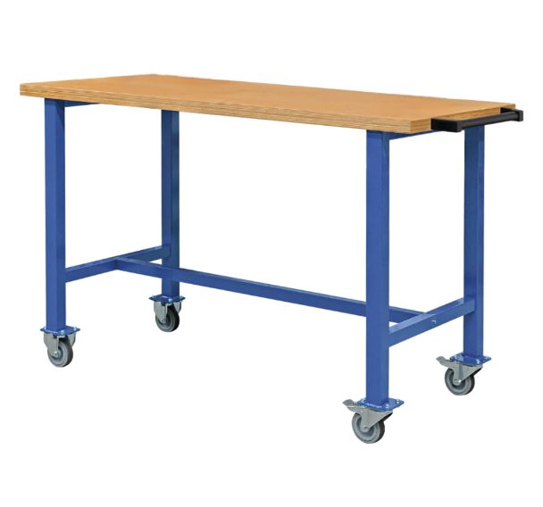 Etabli mobile multiplex 200 x 70 x 98 cm bleu pigeon