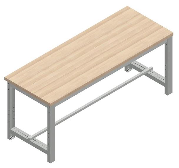 Etabli nu plateau multiplis - 800 kg - Manutan Expert