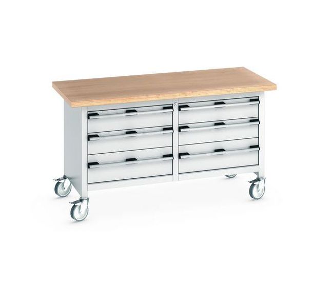 Établi roulant monobloc avec tiroirs_Bott