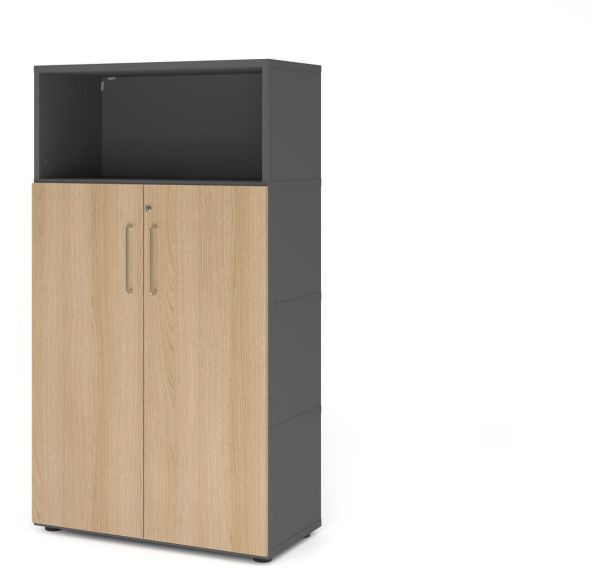 Étagère à 2 portes - 4 niveaux - Hammerbacher