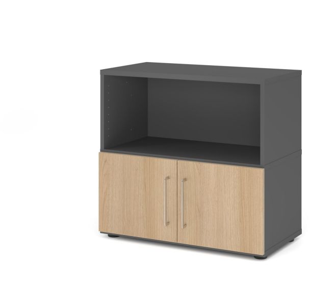 Étagère avec 2 portes - 2 niveaux - Hammerbacher