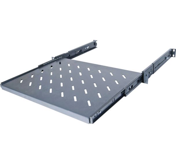 Etagère coulissante universelle pour baie prof 550 mm