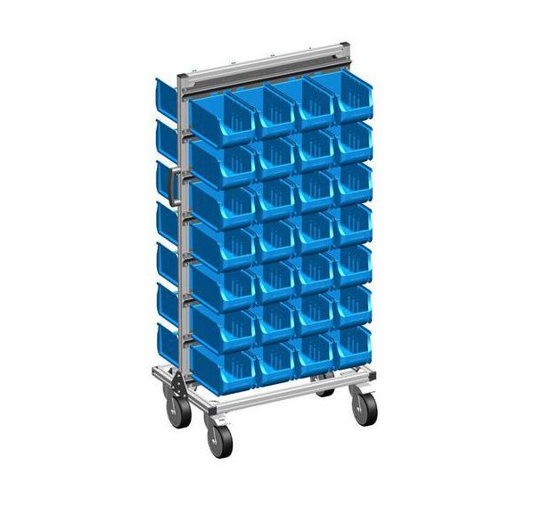 Etagère mobile équipée de bacs ProPlus Depot-L RD 56