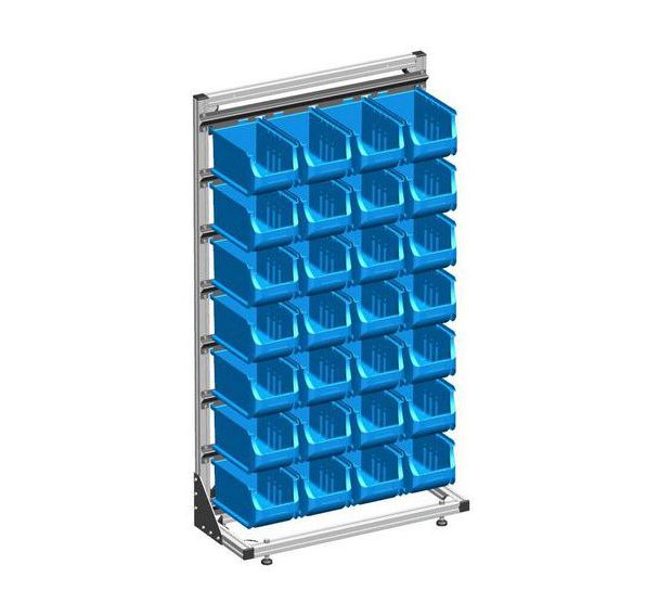 Etagère murale équipée de bacs ProPlus Depot-L S 28