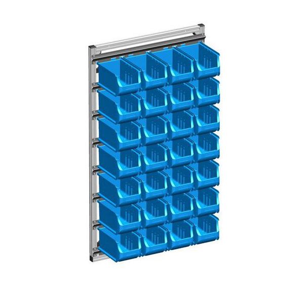 Etagère murale équipée de bacs ProPlus Depot-L WH 28