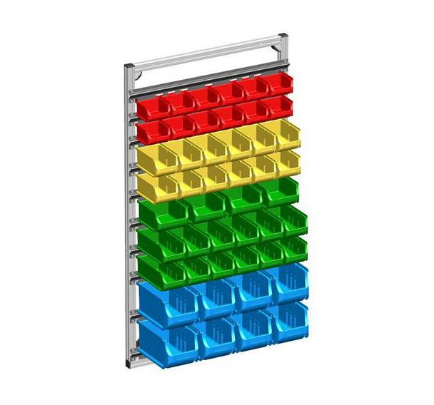 Etagère murale équipée de bacs ProPlus Depot-L WH 48