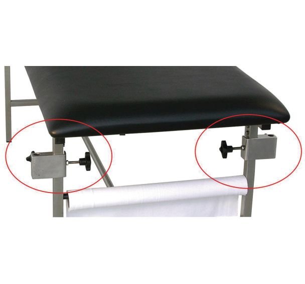 Etaux de Fixation pour étriers/porte-jambe divan Holtex inox (la paire)