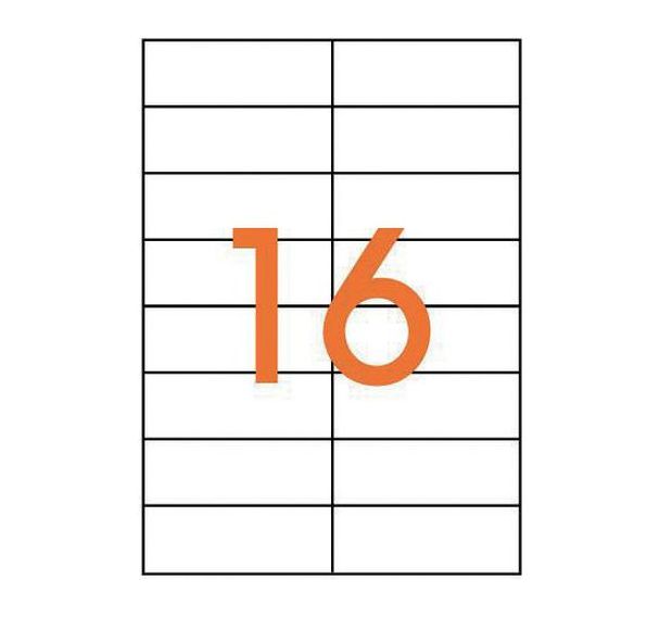 Étiquette adhésive 105x37 mm (Boîte de 1600)