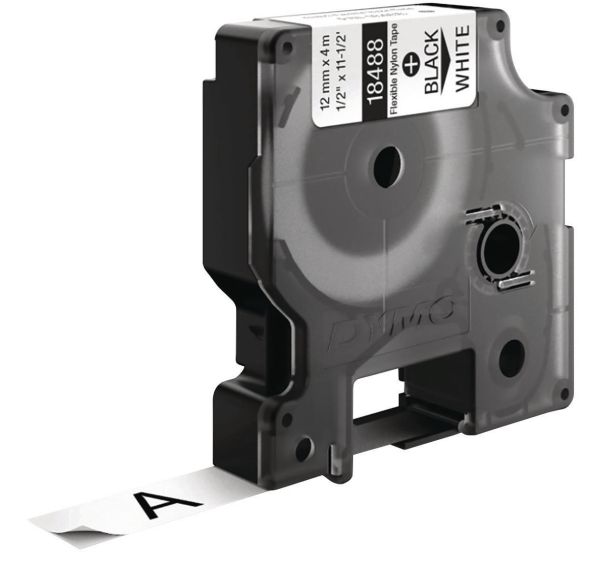 Etiquettes Nylon flexible 12mmx3,5mm - Dymo Rhino