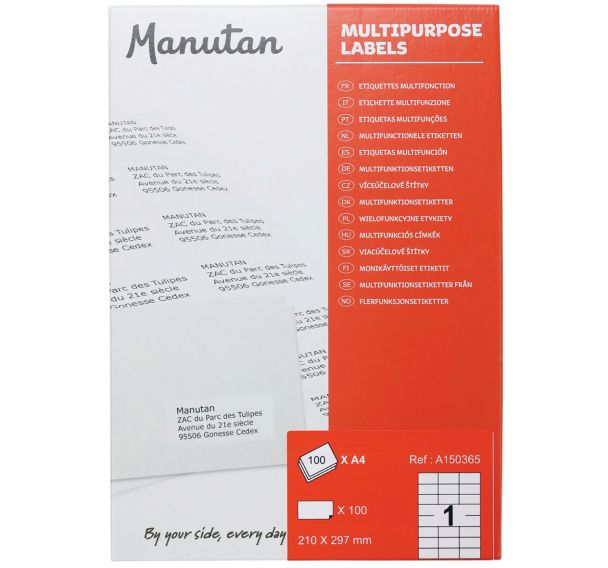 Étiquettes multifonction - Manutan Expert