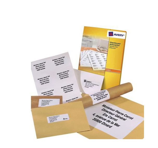 Etiquettes pour photocopieur AVERY