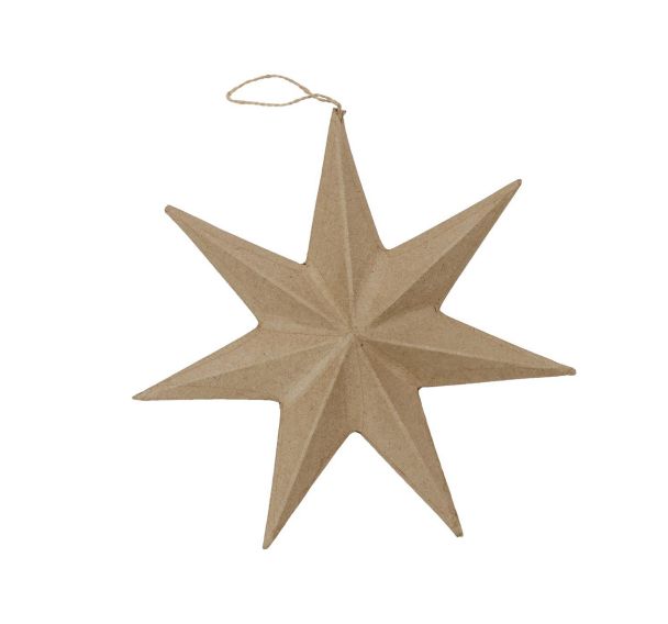 Etoile à suspendre 20cm (Lot de 8)