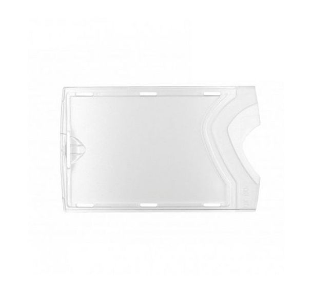 Etui-carte avec 2 faces cristales